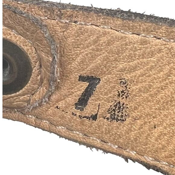 Bed Stu Women’s Soto Brown Distresed Back Zip Sandal Size US 7 - Picture 10 of 11